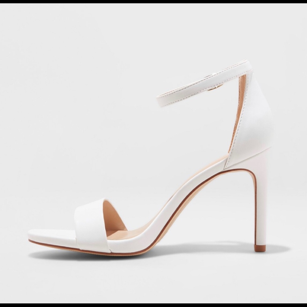 A New Day Myla Stiletto Pump White Heel NWT sz 10 - Picture 2 of 5